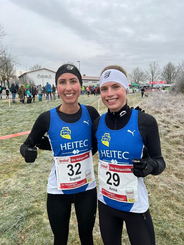 Anna Schmidt und Sophia Franz überraschen im Cross